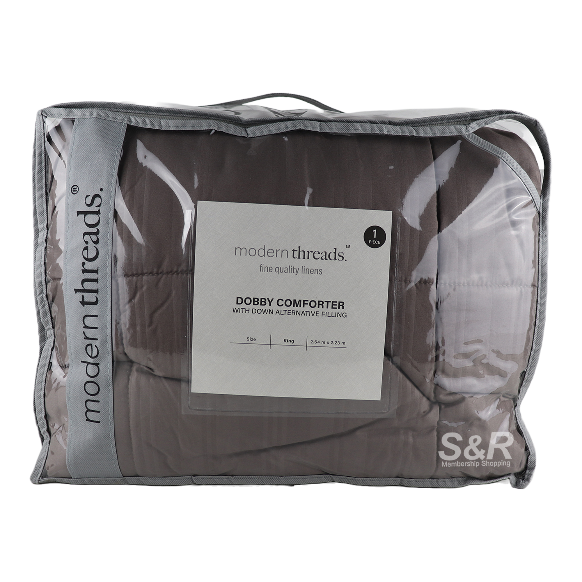 Modern Threads Taupe Dobby Comforter King 1pc Modern Threads Taupe Dobby Comforter King 1pc